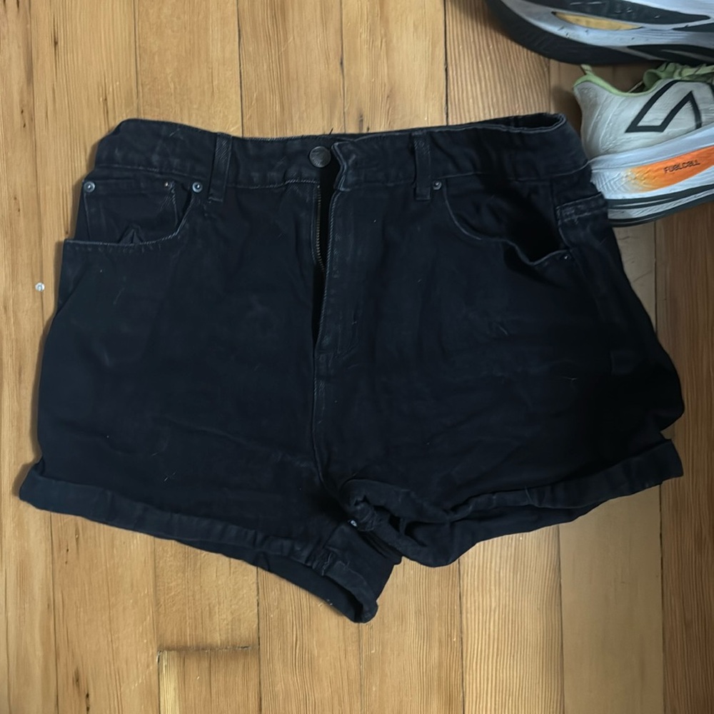 Rhythm black jeans high waisted size 8